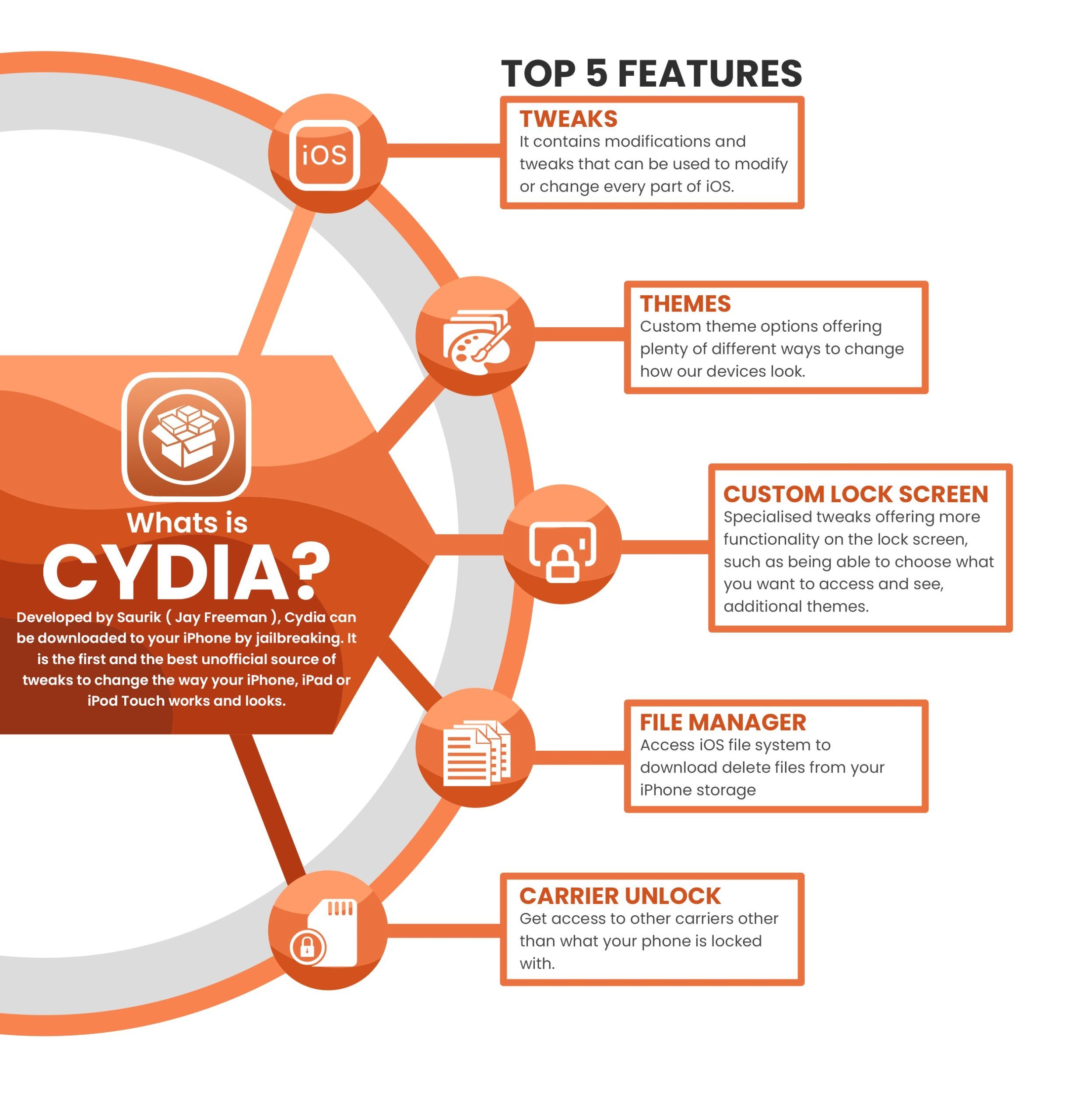 cydia app infographic